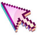 3D Blackberry Yogurt Pixel