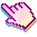 3D Blackberry Yogurt Pixel