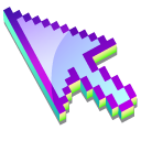 3D Blueberry Milk Pixel