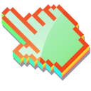 3D Carrot Greens Pixel
