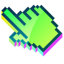3D Grass Green Pixel