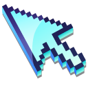 3D Iceberg Cyan Pixel