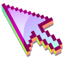 3D Lavender Sky Pixel