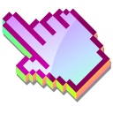 3D Lavender Sky Pixel