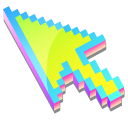 3D Lime Candy Pixel