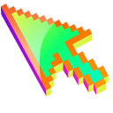 3D Lime Green Pixel