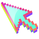 3D Mint Pixel