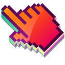 3D Molten Magma Pixel
