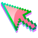 3D Pink Candy Pixel