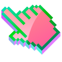 3D Pink Candy Pixel