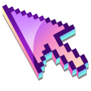 3D Purple Clouds Pixel
