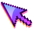 3D Purple Dream Pixel