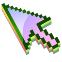 3D Purple Pink Wildflowers Pixel