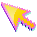 3D Spice Yellow Pixel