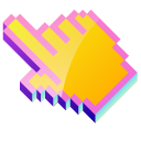 3D Spice Yellow Pixel