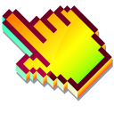 3D Yellow Mango Pixel