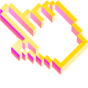 3D Yellow Pixel