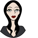 The Addams Family Morticia and Rose