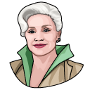 Wednesday Larissa Weems and her Brooch