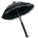 Wednesday Morticia Addams and her Umbrella