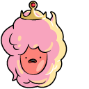 Adventure Time Cotton Candy Princess and Crown