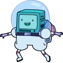 Adventure Time Olive and Astronaut BMO
