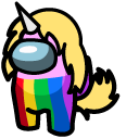 Among Us Adventure Time Lady Rainicorn Pink Character