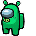 Among Us Angry Birds Pig Character