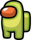 Among Us Avocado Character
