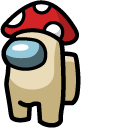 Among Us Beige Fly Agaric Character