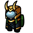 Among Us Beige Loki Character