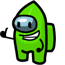 Among Us BfDI Leafy Character
