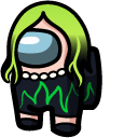 Among Us Billie Eilish Character