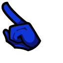 Among Us Blue Cubic Character