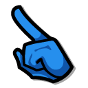 Among Us Blue Derpy Tiger Character
