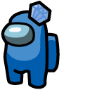 Among Us Blue Diamond Character