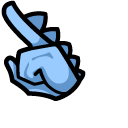 Among Us Blue Dinosaur Character
