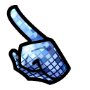 Among Us Blue Disco Ball Character