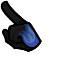 Among Us Blue Flame Character