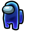 Among Us Blue Spirit Character