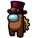 Among Us Brown Steampunk Character
