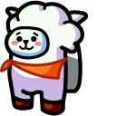 Among Us BT21 RJ Character