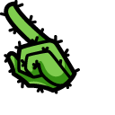 Among Us Cactus Character