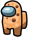Among Us Chocolate Chip Cookie Character