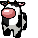 Among Us Cow Character