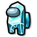 Among Us Cyan Aquamarine Character