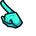 Among Us Cyan Character in White Suit Outfit