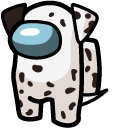 Among Us Dalmatian Character