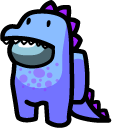 Among Us Dino Character