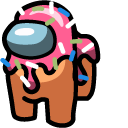 Among Us Donut Character